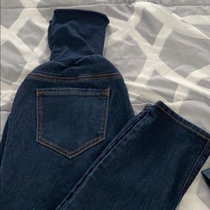 Dark denim Skinny maternity jeans